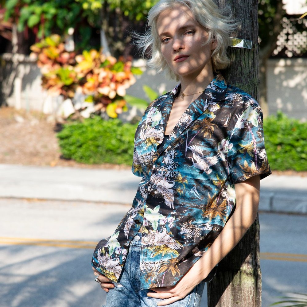 Spot Me Studio Hawaiian Shirt - Palm Trees